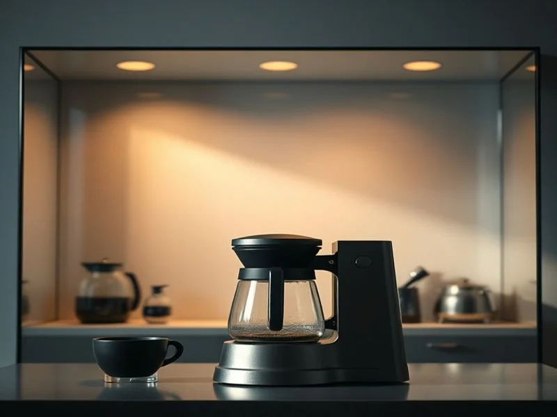 Macro-level composite image illustrating the layered complexity of coffee flavor, with a cross-section of a stylized coffee bean revealing intricate internal structures and ethereal flavor notes emanating from its core.